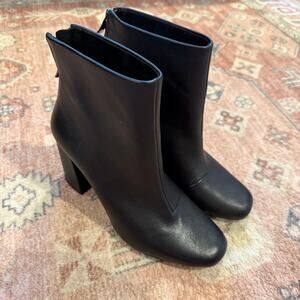 Clarks Keirsta Faye Black Heeled Leather Boots